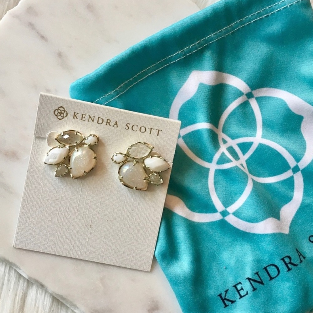 Kendra Scott Custom Cluster Stud Earrings